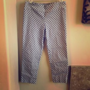 Navy & White Slimming Pant